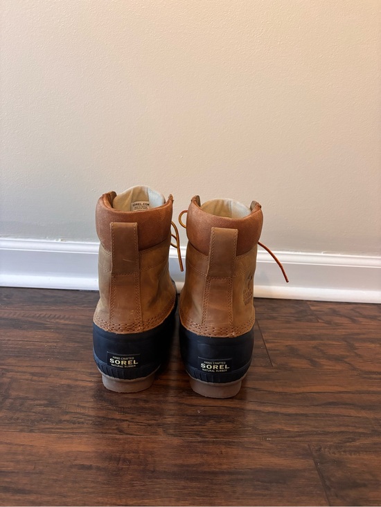 Sorel Cheyanne II Mens Waterproof Leather Duck Boots Brown NM2575-224 Size 8 Sorel Men main image 2